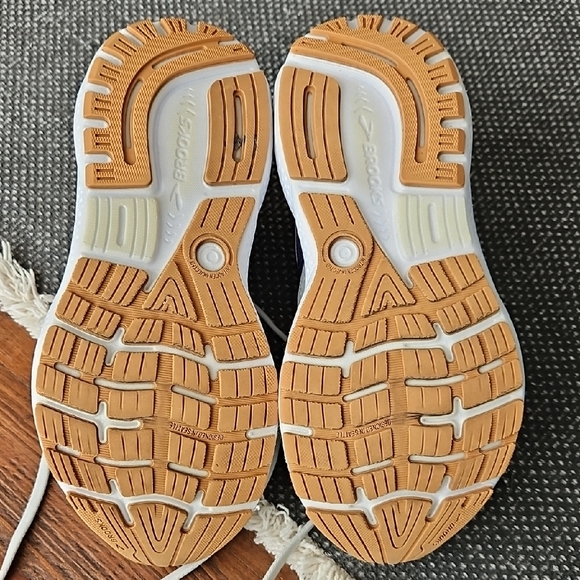 Brooks GHOST 16- Women's Athletic Shoes - Gray with Pink and Blue Highlights - Picture 12 of 14